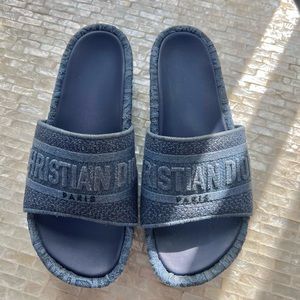 Denim Oblique Dway Sandals